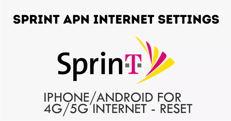 Image: Sprint APN Settings: Regain Fast Internet on iPhone/Android