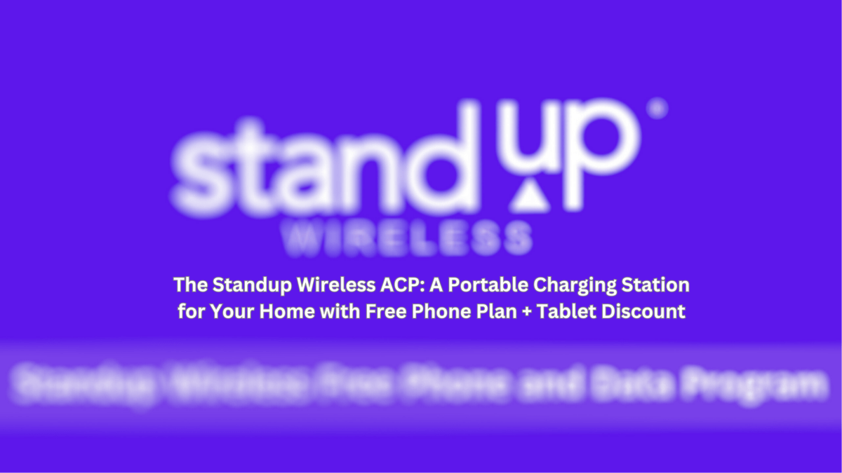Image: The Standup Wireless ACP: A Portable Charging Station for Your Home with Free Phone Plan + Tablet Discount