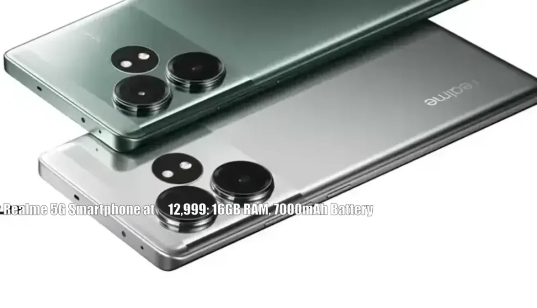 Realme 5G Smartphone at ₹12,999: 16GB RAM, 7000mAh Battery